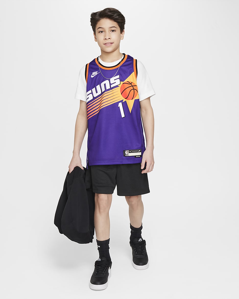 Dres Nike Dri-FIT NBA Swingman Devin Booker Phoenix Suns City pro větší děti - Field Purple