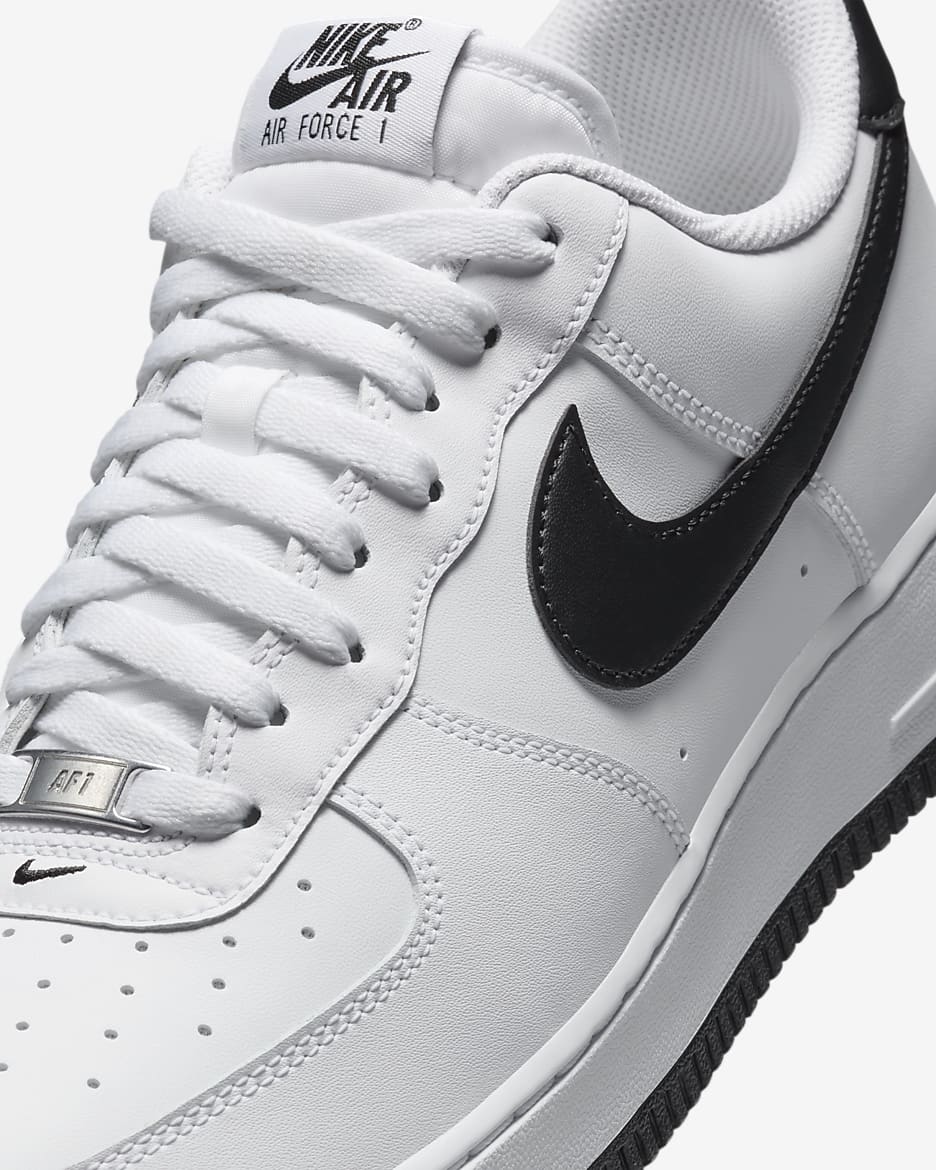 Nike Air Force 1 '07 Men's Shoes - White/White/Black