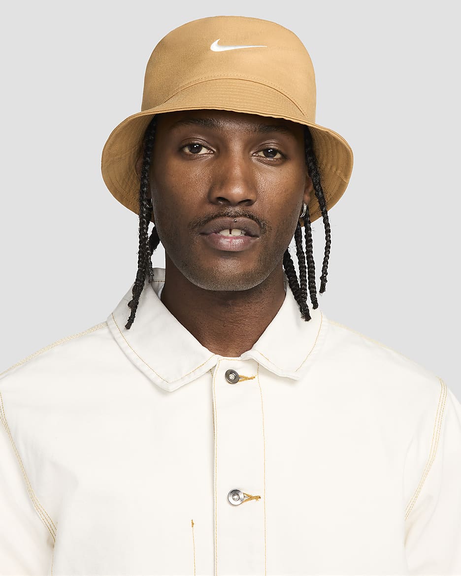 Nike Apex Swoosh Bucket Hat - Flax/Sail