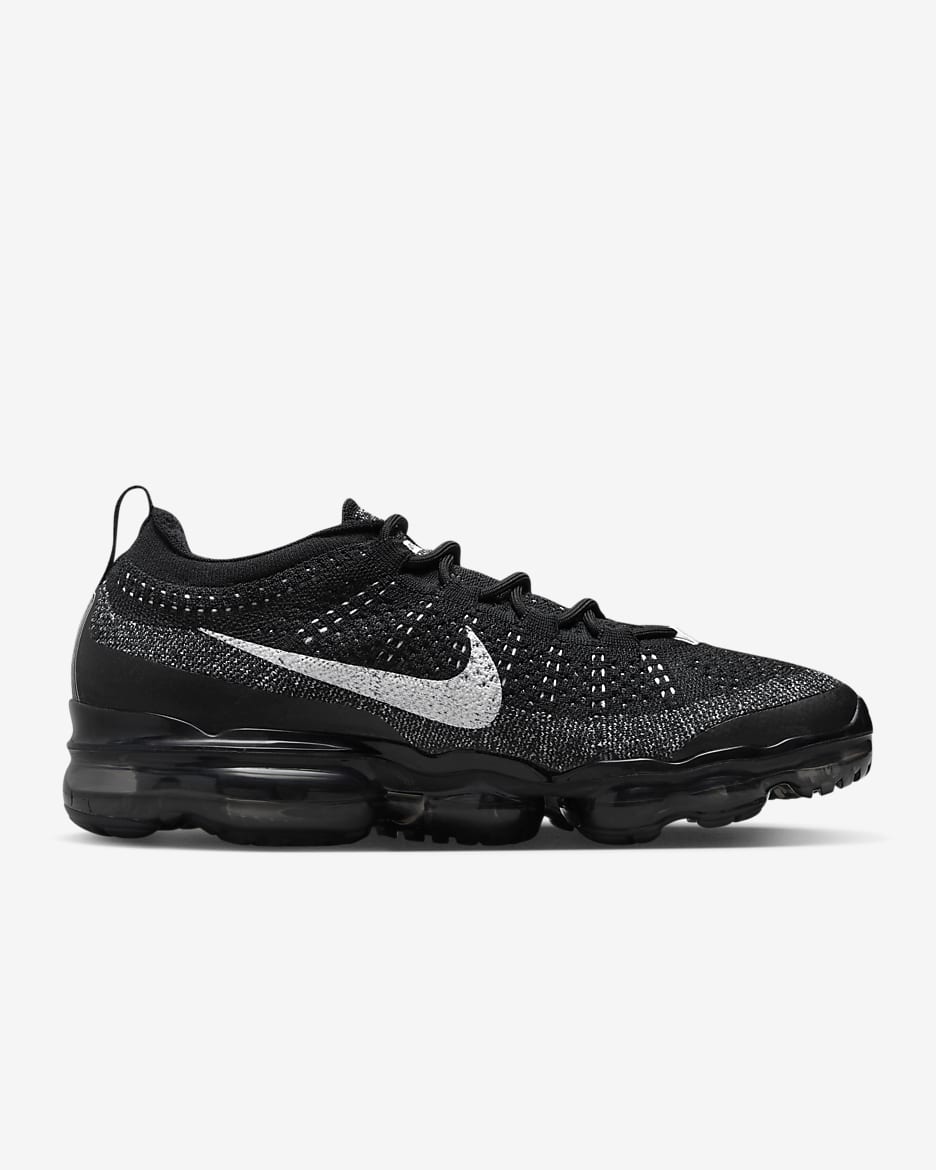 Nike Air VaporMax 2023 Flyknit 男鞋 - 黑色/白色/黑色/白色