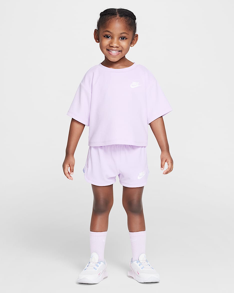 Nike Toddler "Let's Roll" 2-Piece Towel Terry Set - Doll