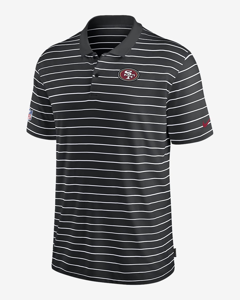 Nike Dri-FIT Lockup Victory (NFL San Francisco 49ers) Men's Polo - Black/Black