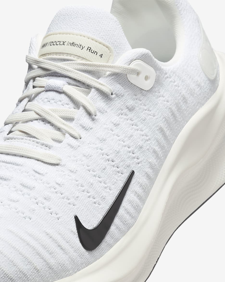 Chaussure de running sur route Nike InfinityRN 4 pour homme - Summit White/Sail/Summit White/Noir