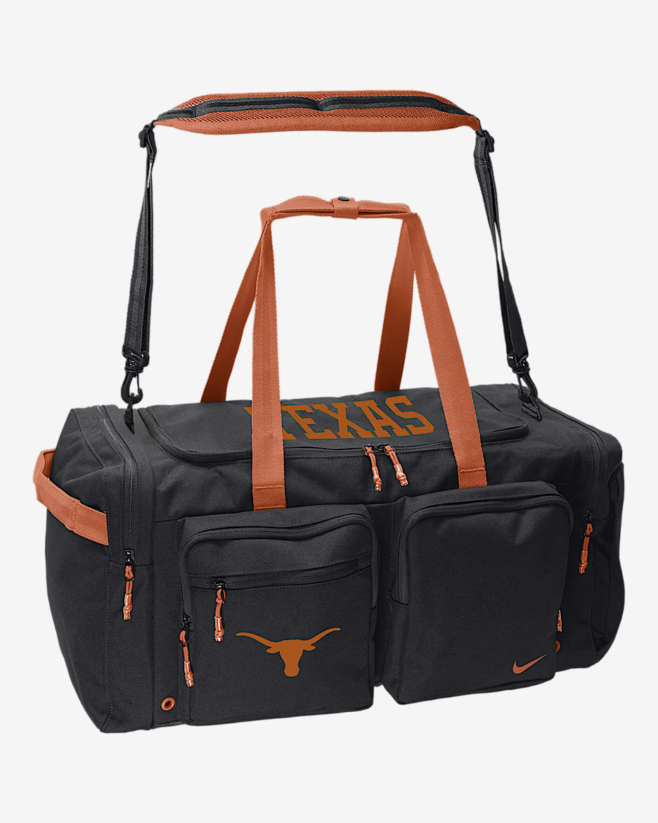 Texas Utility Power 2.0 Nike College Duffel Bag - Black