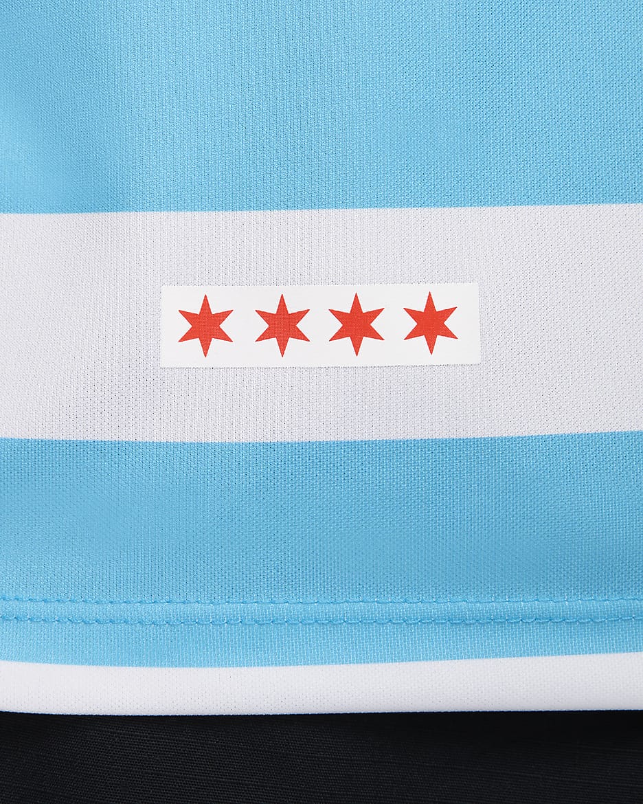 Chicago Red Stars 2024 Stadium Primary Men's Nike Dri-FIT NWSL Replica Jersey - Baltic Blue