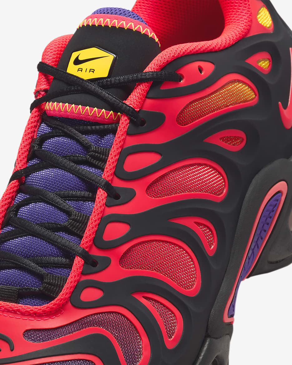 Chaussure Nike Air Max Plus Drift pour homme - Noir/Field Purple/Laser Orange/Bright Crimson