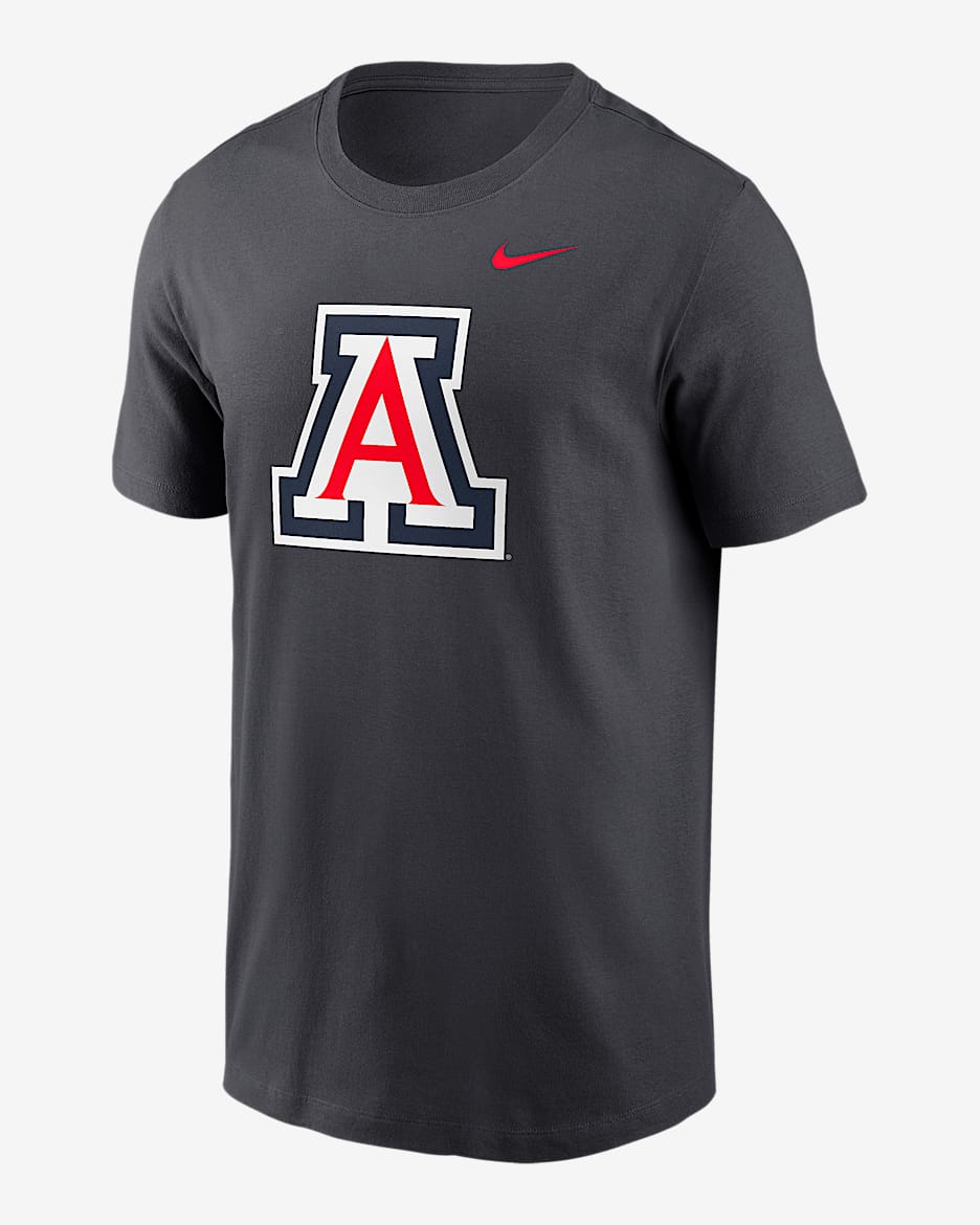 Playera universitaria Nike para hombre Arizona Wildcats Primetime Logo - Antracita