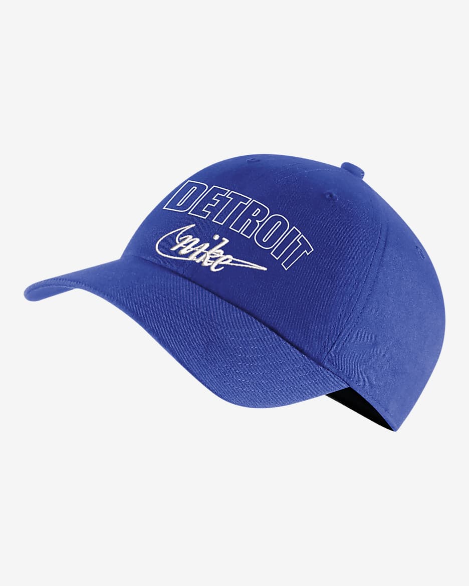 Detroit Pistons Heritage86 Nike NBA Cap - Rush Blue