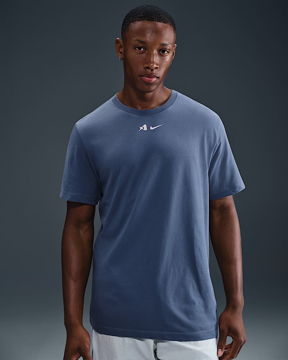 A'ja Wilson Men's Dri-FIT T-Shirt - Diffused Blue