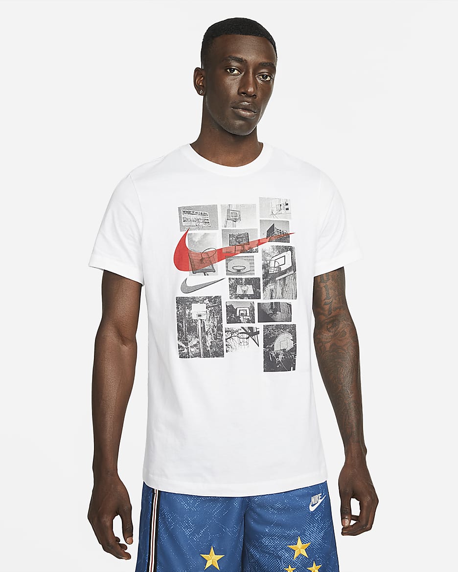 Nike Men's Basketball T-Shirt - White