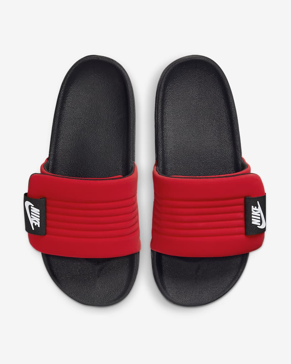 Chanclas para hombre Nike Offcourt Adjust - Rojo universitario/Negro/Blanco