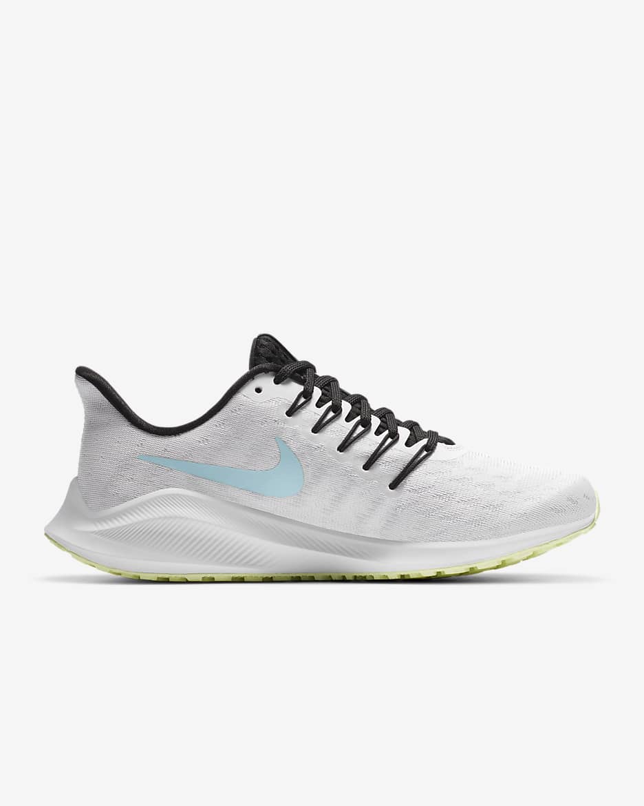 Nike Air Zoom Vomero 14 Women's Running Shoe - White/Black/Pure Platinum/Glacier Ice