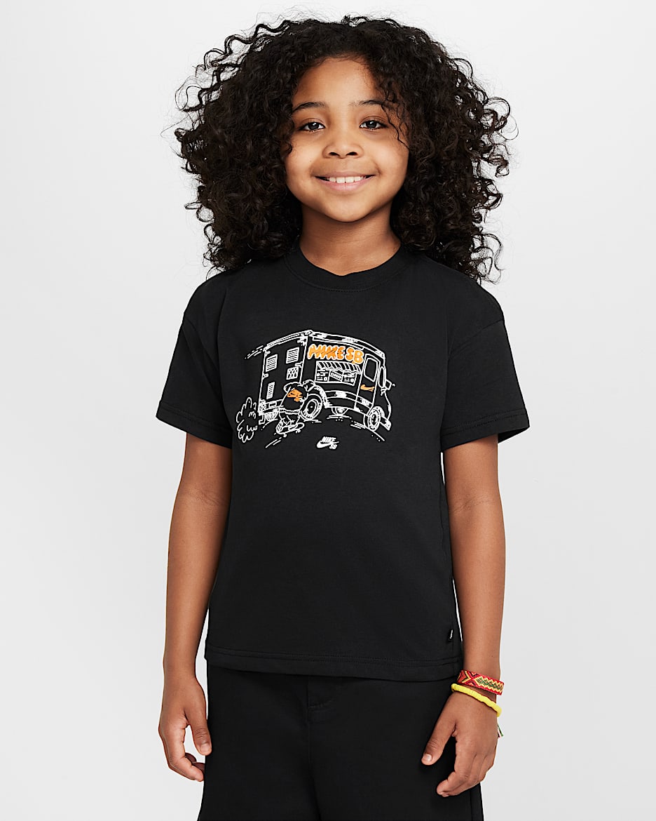 Nike SB Older Kids' Skate T-Shirt - Black