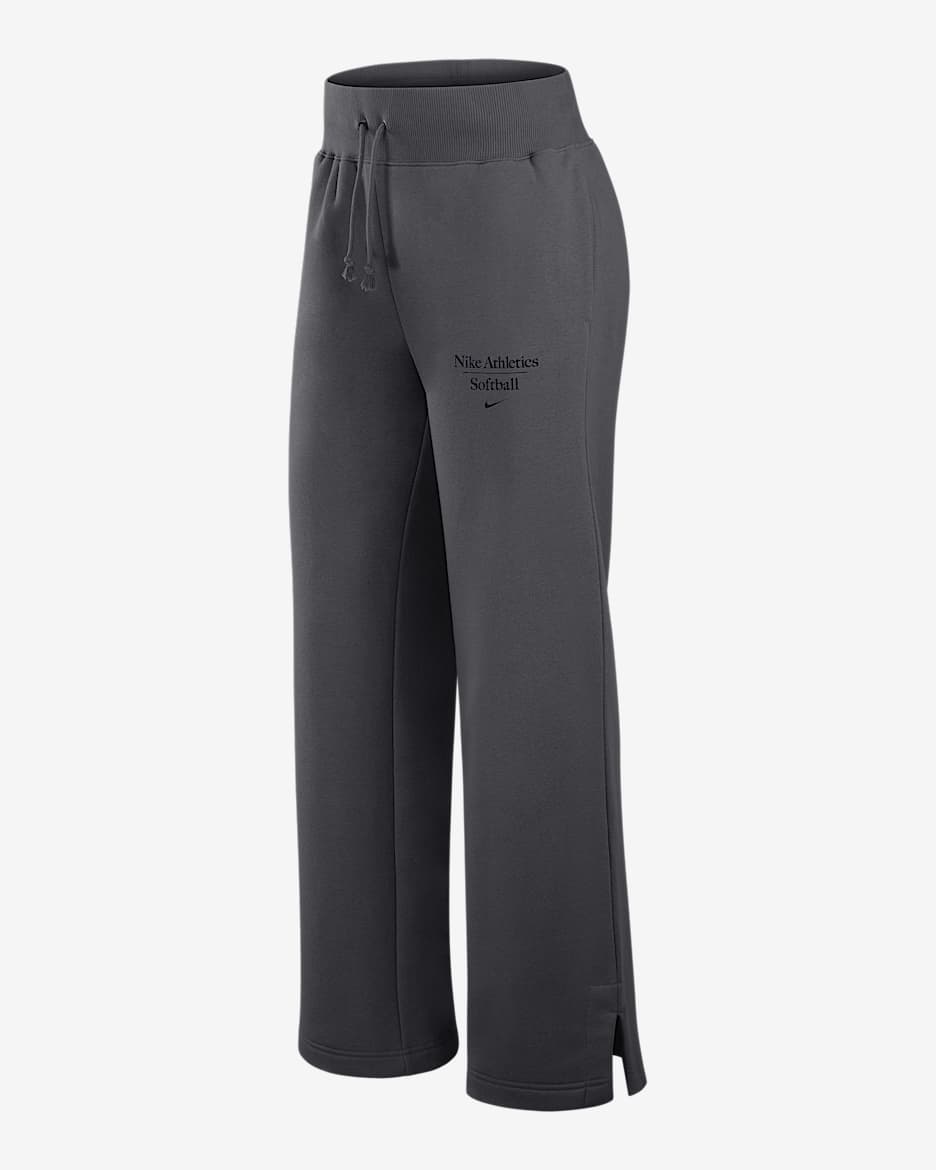 Nike Phoenix Fleece Women's Softball Pants - Anthracite