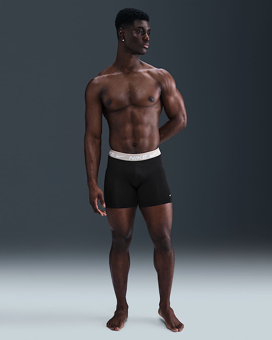 Ropa interior para hombre (paquete de 3) Nike Dri-FIT Ultra Comfort - Ónix
