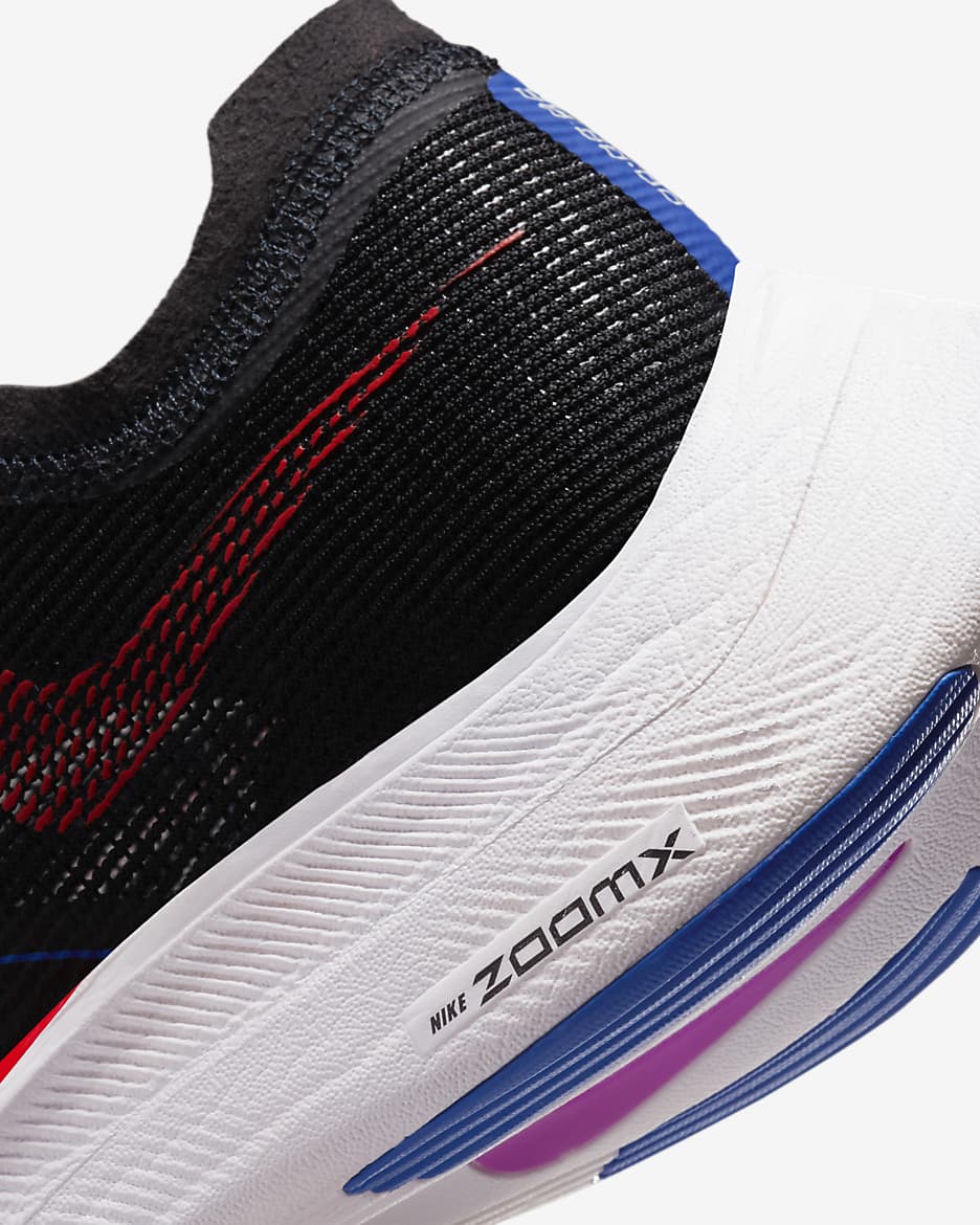 Nike Vaporfly 2 Women's Road Racing Shoes - Black/Fuchsia Dream/White/Bright Crimson