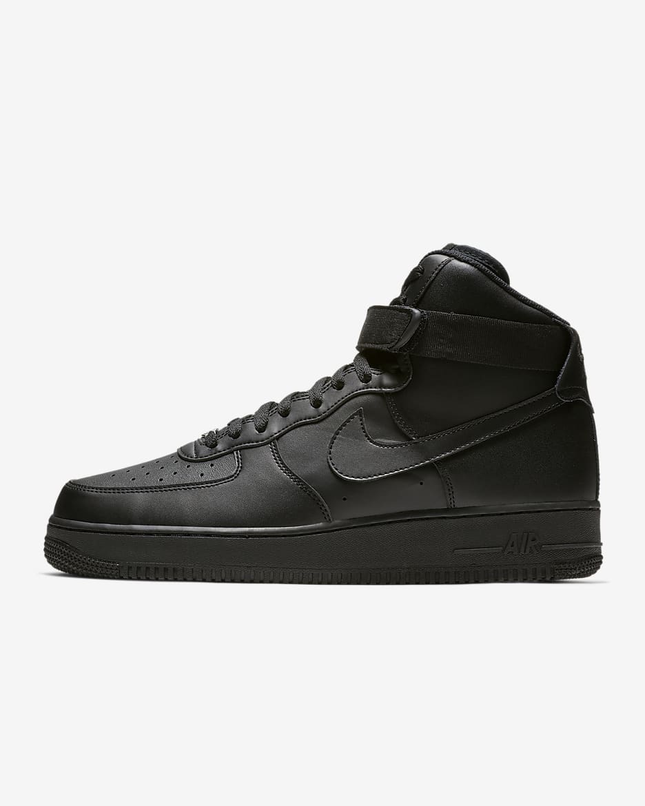 Nike Air Force 1 High '07 Men's Shoes - Black/Black