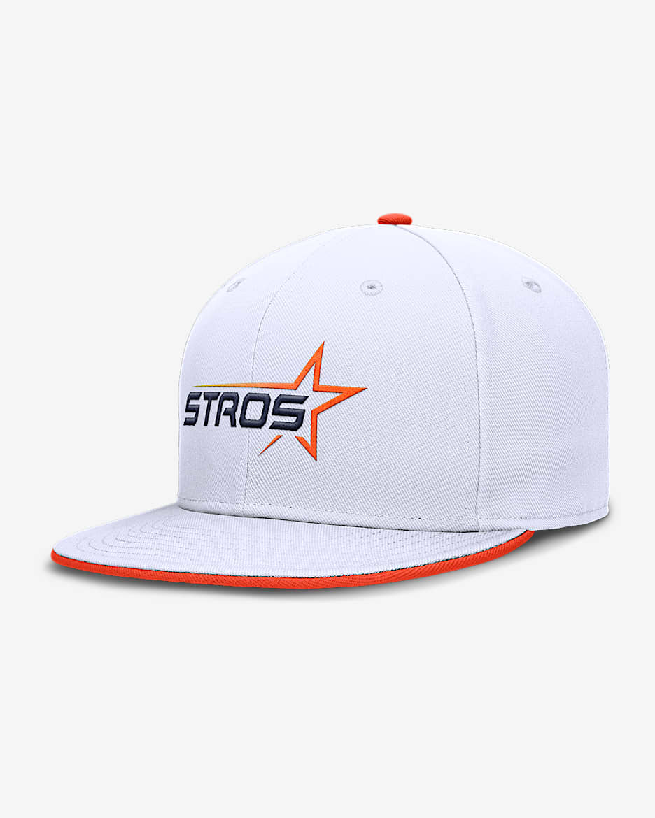 Houston Astros City Connect True Men's Nike Dri-FIT MLB Fitted Hat - White
