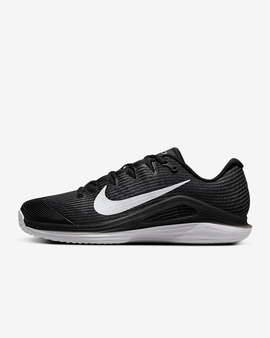 Tenis de tenis para cancha de arcilla para hombre Nike Vapor 12 - Negro/Gris humo oscuro/Blanco