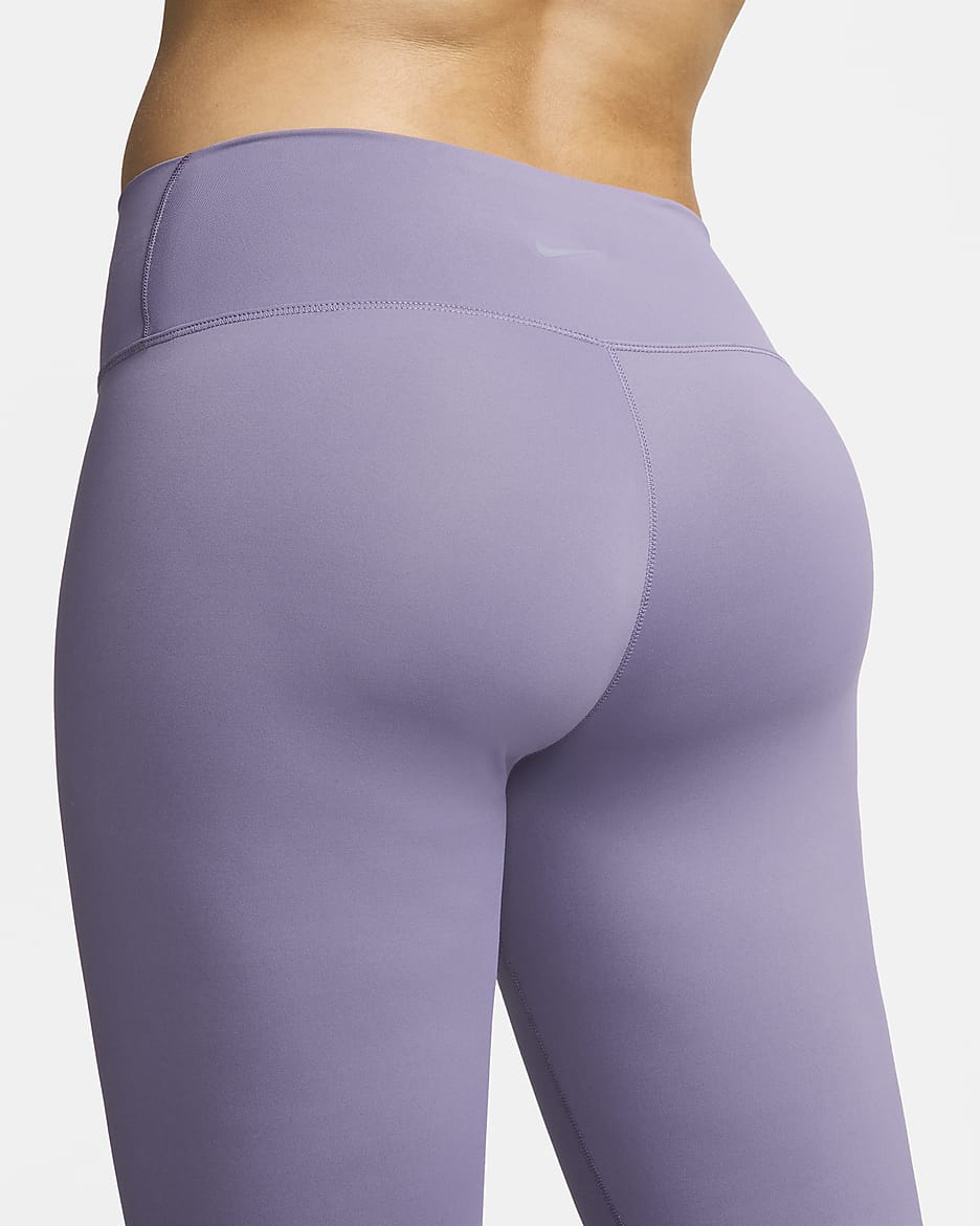 Nike One Leggings pirata de talle alto - Mujer - Daybreak/Negro