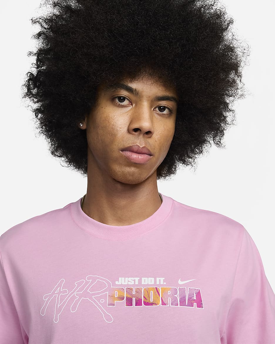 mens pink nike t shirt