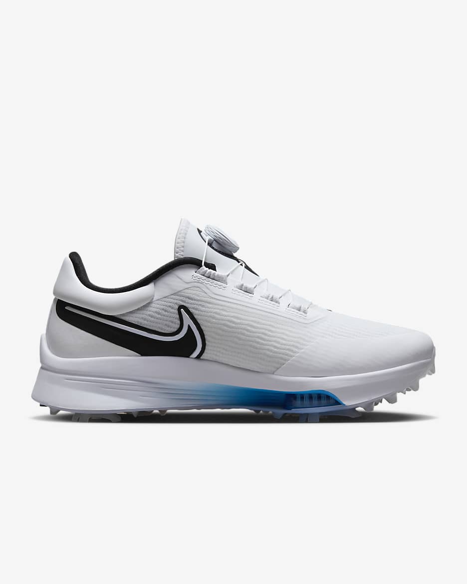 Tenis de golf para hombre (anchos) Nike Air Zoom Infinity Tour NEXT% Boa - Blanco/Azul foto/Negro