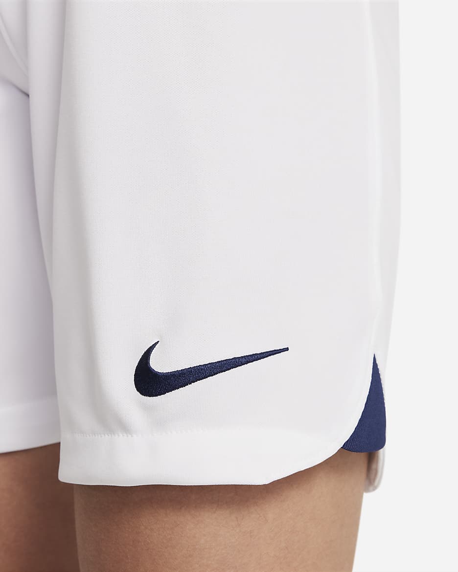 Paris Saint-Germain 2023/24 Stadium Home/Away Big Kids' Nike Dri-FIT Soccer Shorts - White/Midnight Navy/Midnight Navy