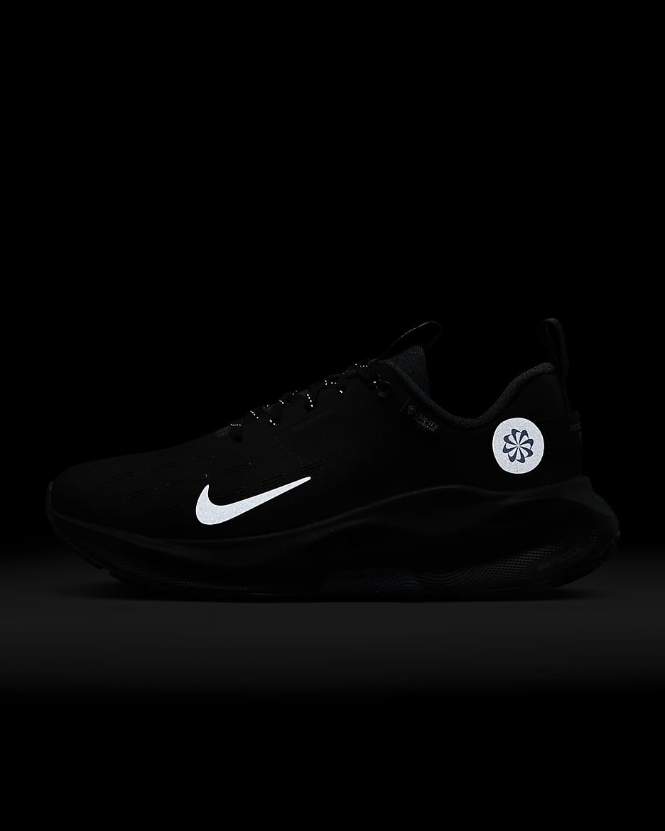 Vattentät löparsko för hårt underlag Nike InfinityRN 4 GORE-TEX för kvinnor - Svart/Volt/Anthracite