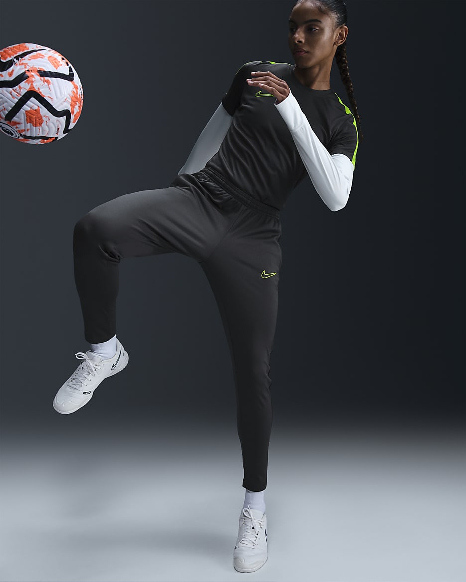 Nike Dri-FIT Academy Women's Football Pants - Anthracite/Volt