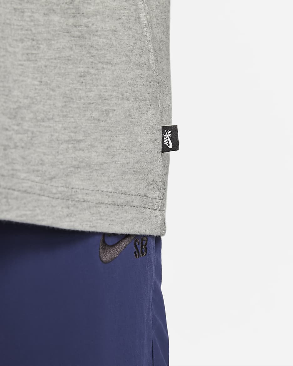 Nike SB Skate T-Shirt - Dark Grey Heather