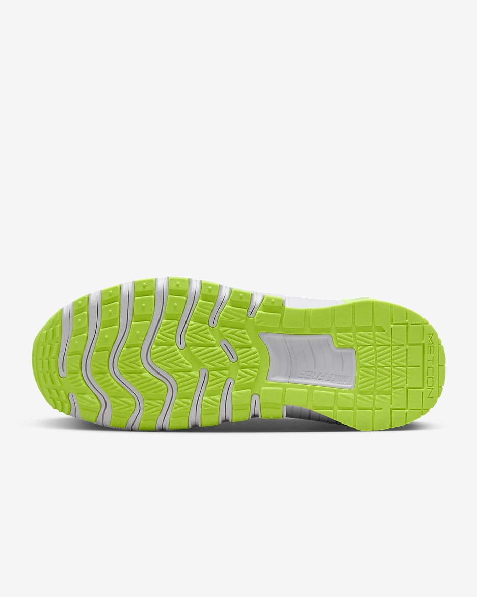 Nike Free Metcon 6 Men's Workout Shoes - White/White/Volt