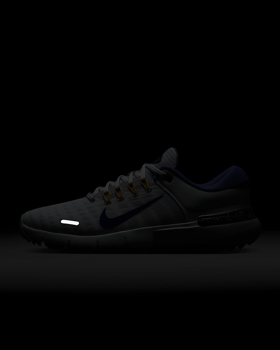 Pánské golfové boty Nike Free Golf - Pure Platinum/University Gold/Wolf Grey/Astronomy Blue