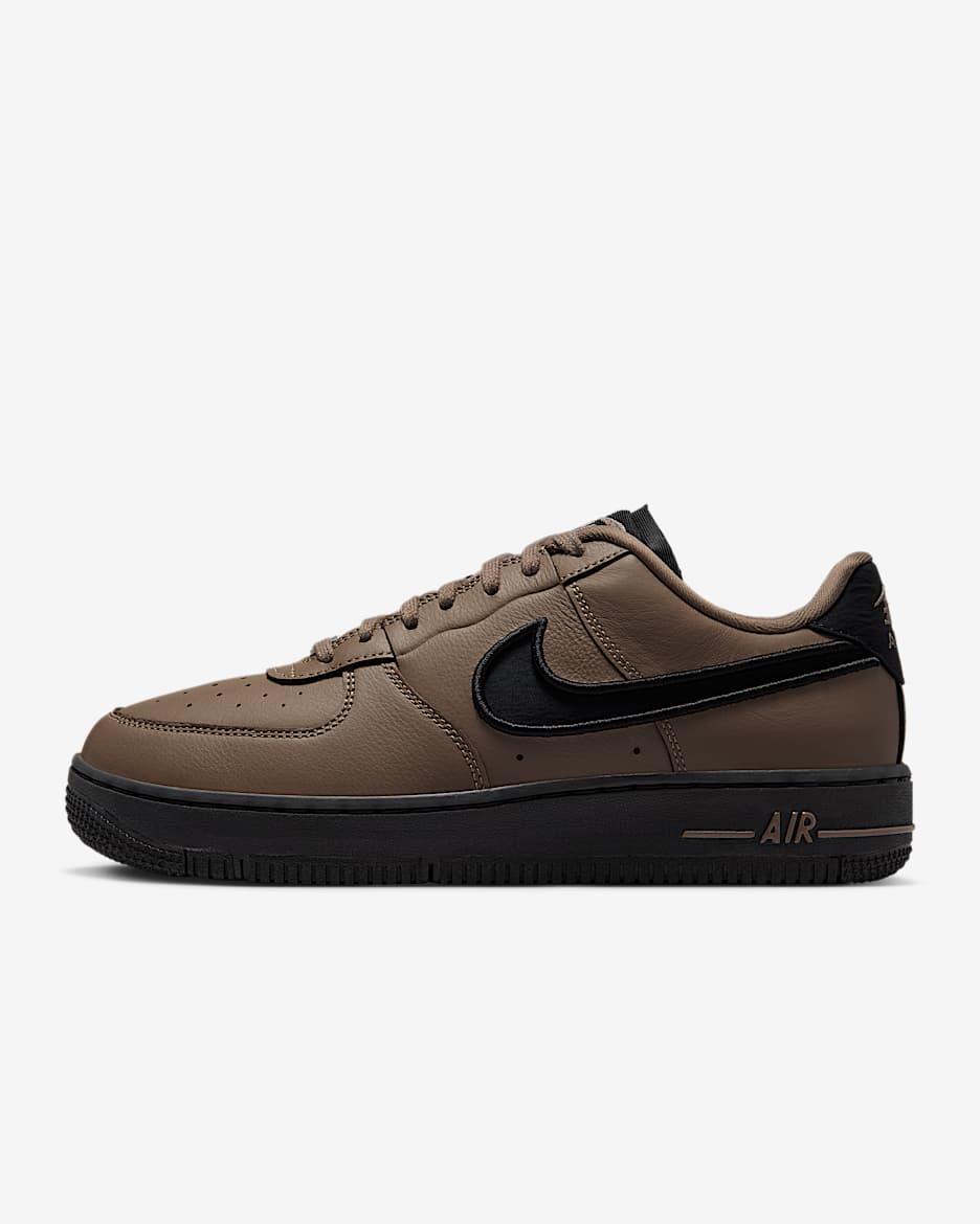 Tenis para mujer Nike Air Force 1 Dance - Marrón visón/Plata metalizado/Negro