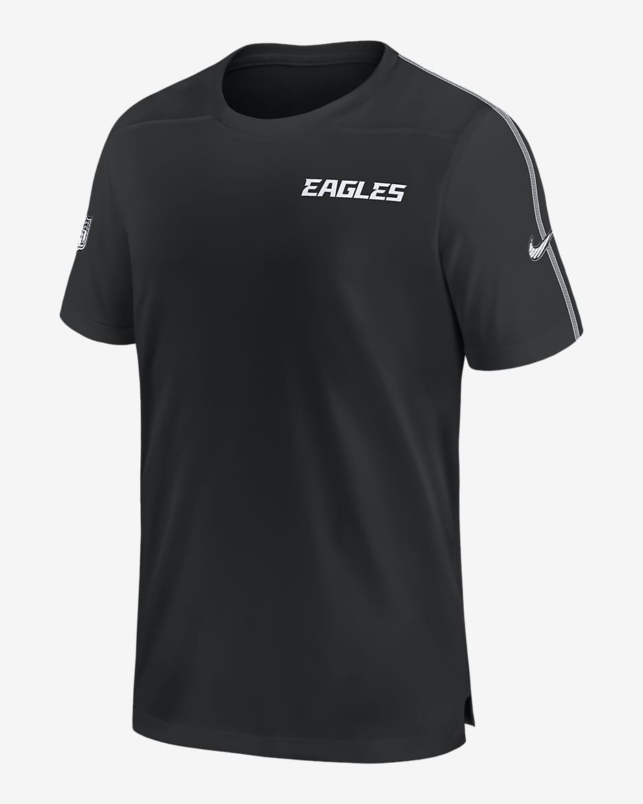 Philadelphia Eagles Sideline Coach Men's Nike Dri-FIT NFL Top - Black