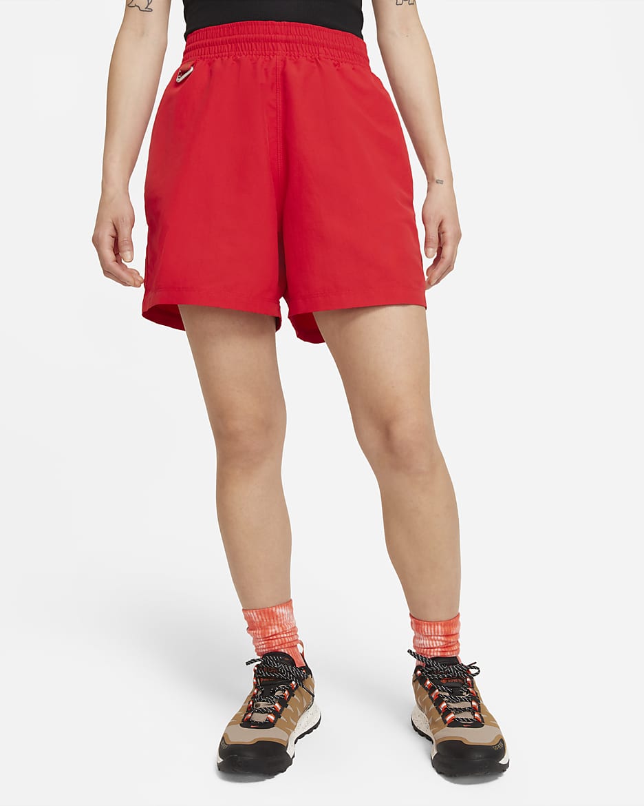 Nike ACG Women's Oversized Shorts - University Red/Redstone