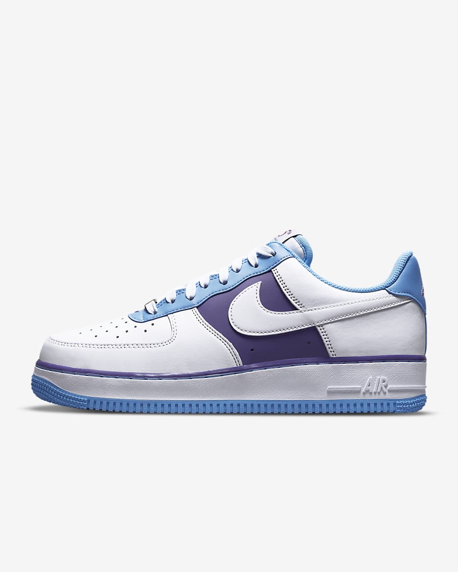 Nike Air Force 1 '07 LV8 男鞋 - 白色/Coast/Field Purple/白色