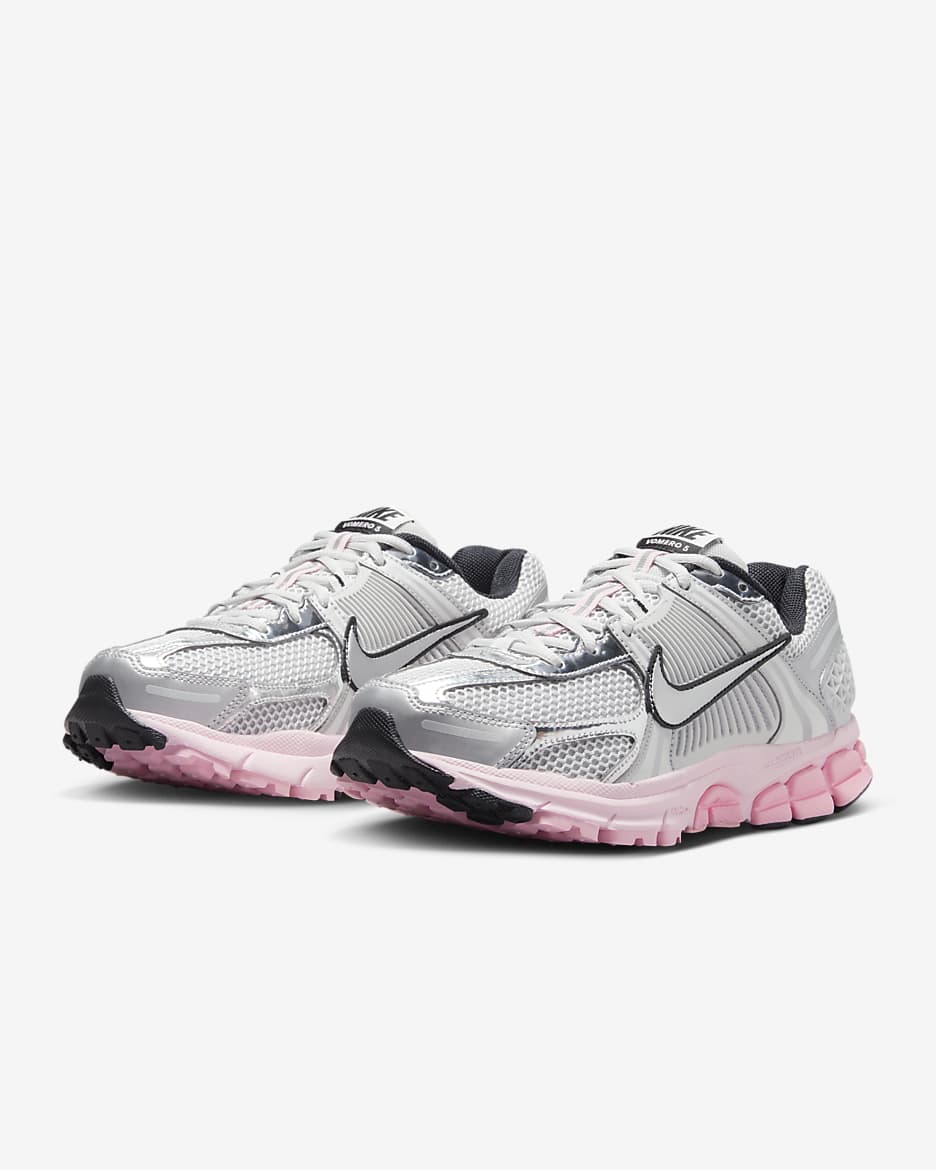 Buty damskie Nike Zoom Vomero 5 - Photon Dust/Pink Foam/Medium Soft Pink/Metallic Silver