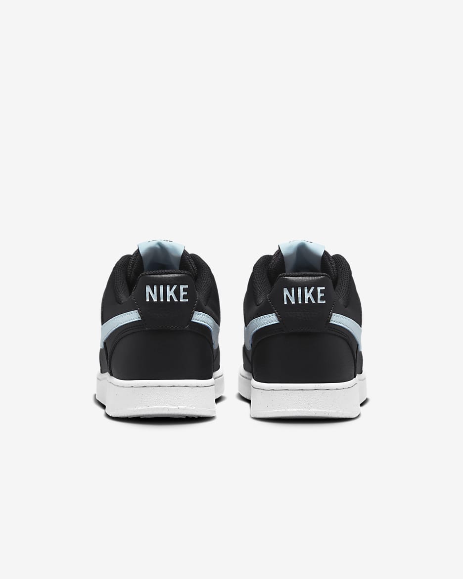 Nike Court Vision Low Next Nature Men's Shoes - Black/White/Glacier Blue