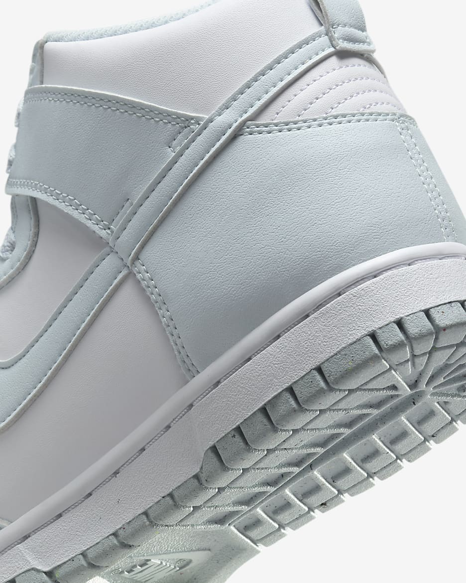 Sapatilhas Nike Dunk High Next Nature para mulher - Branco/Branco/Azul Glacier