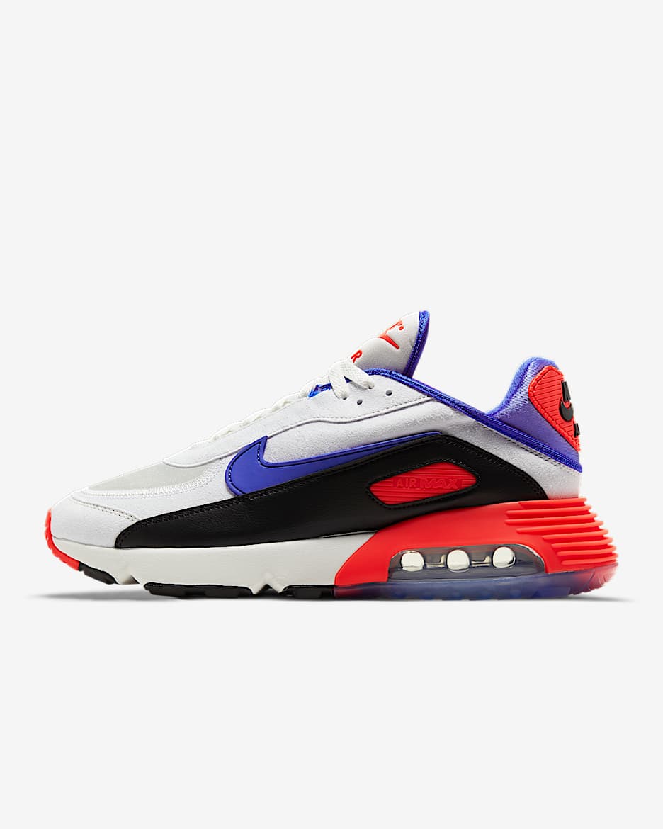 Nike Air Max 2090 EOI Men's Shoes - Summit White/Black/Bright Crimson/Racer Blue