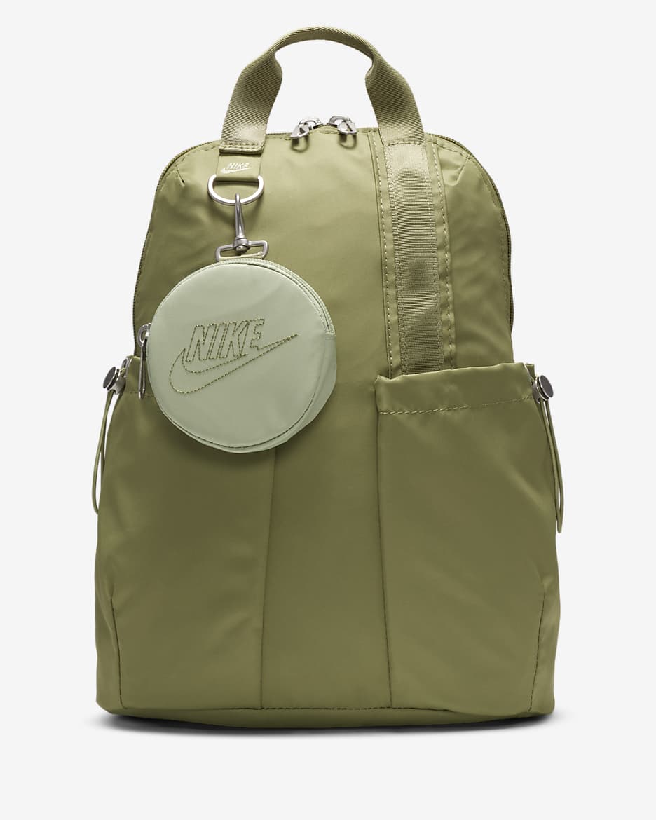 Minimochila para mujer Nike Sportswear Futura Luxe (10L) - Caimán/Caimán/Pulpa dulce