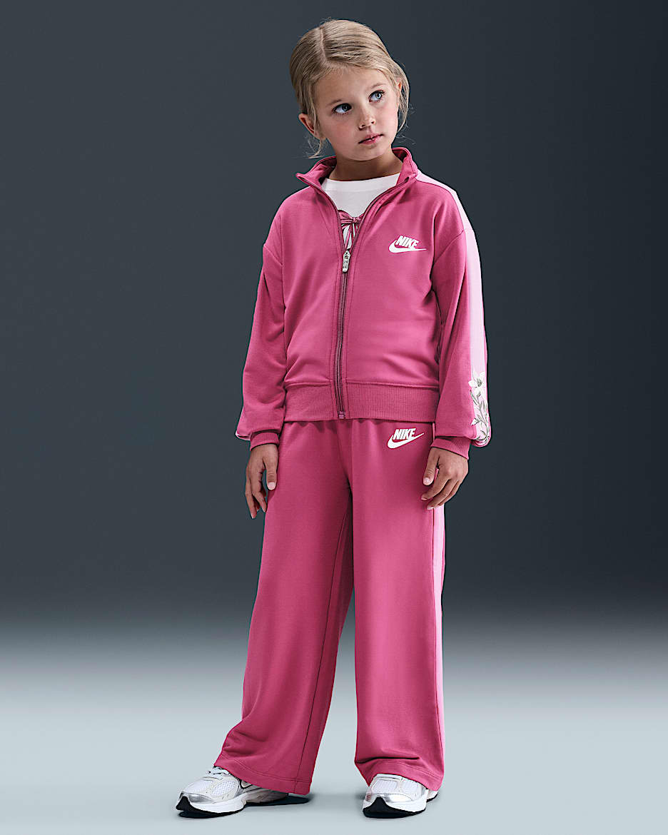 Nike Little Kids' 2-Piece Floral Track Set - Sweet Beet