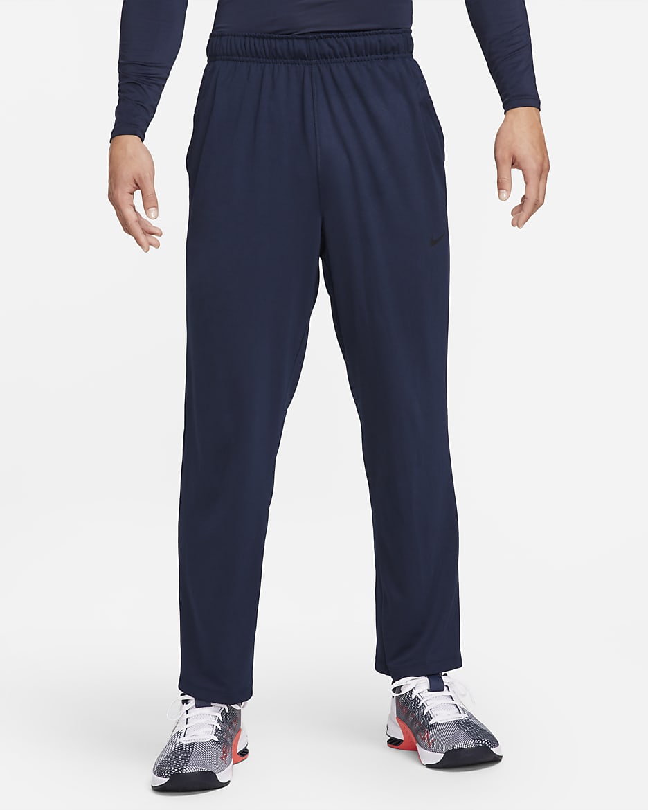 Nike Totality Men's Dri-FIT Open Hem Versatile Pants - Obsidian/Black