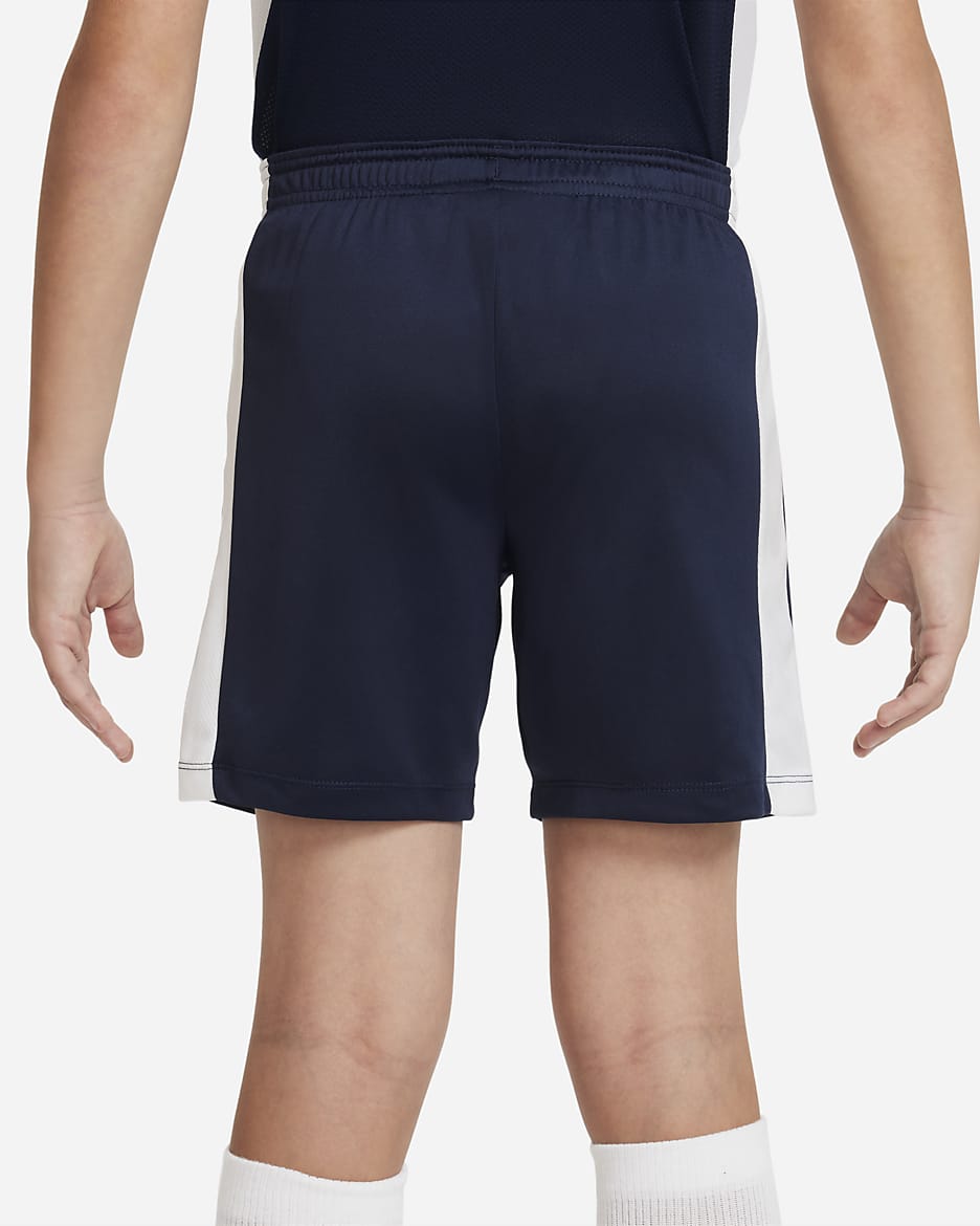 Short de football Nike Dri-FIT Academy23 pour enfant - Obsidian/Blanc/Blanc