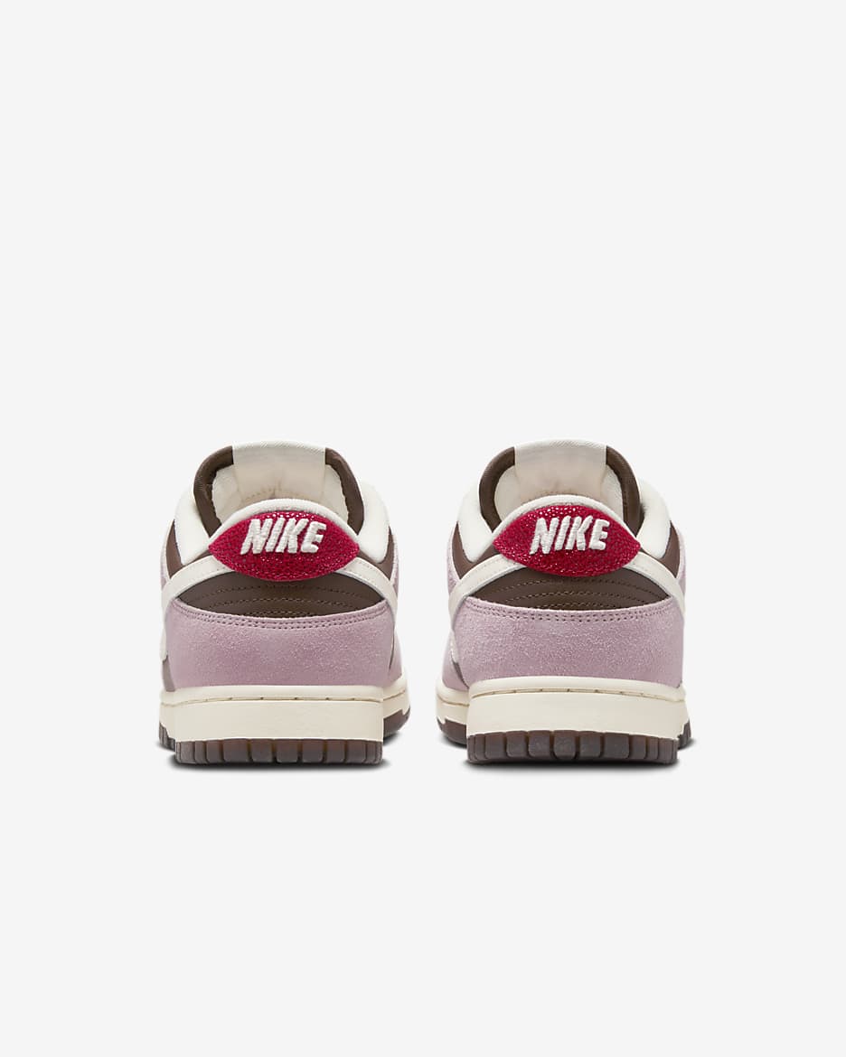 รองเท้าผู้หญิง Nike Dunk Low - Cacao Wow/Pink Foam/University Red/Pale Ivory