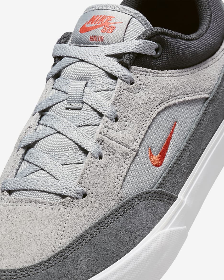 Tenis para hombre Nike SB Malor - Gris humo claro/Gris humo oscuro/Gris humo/Arcilla cósmico