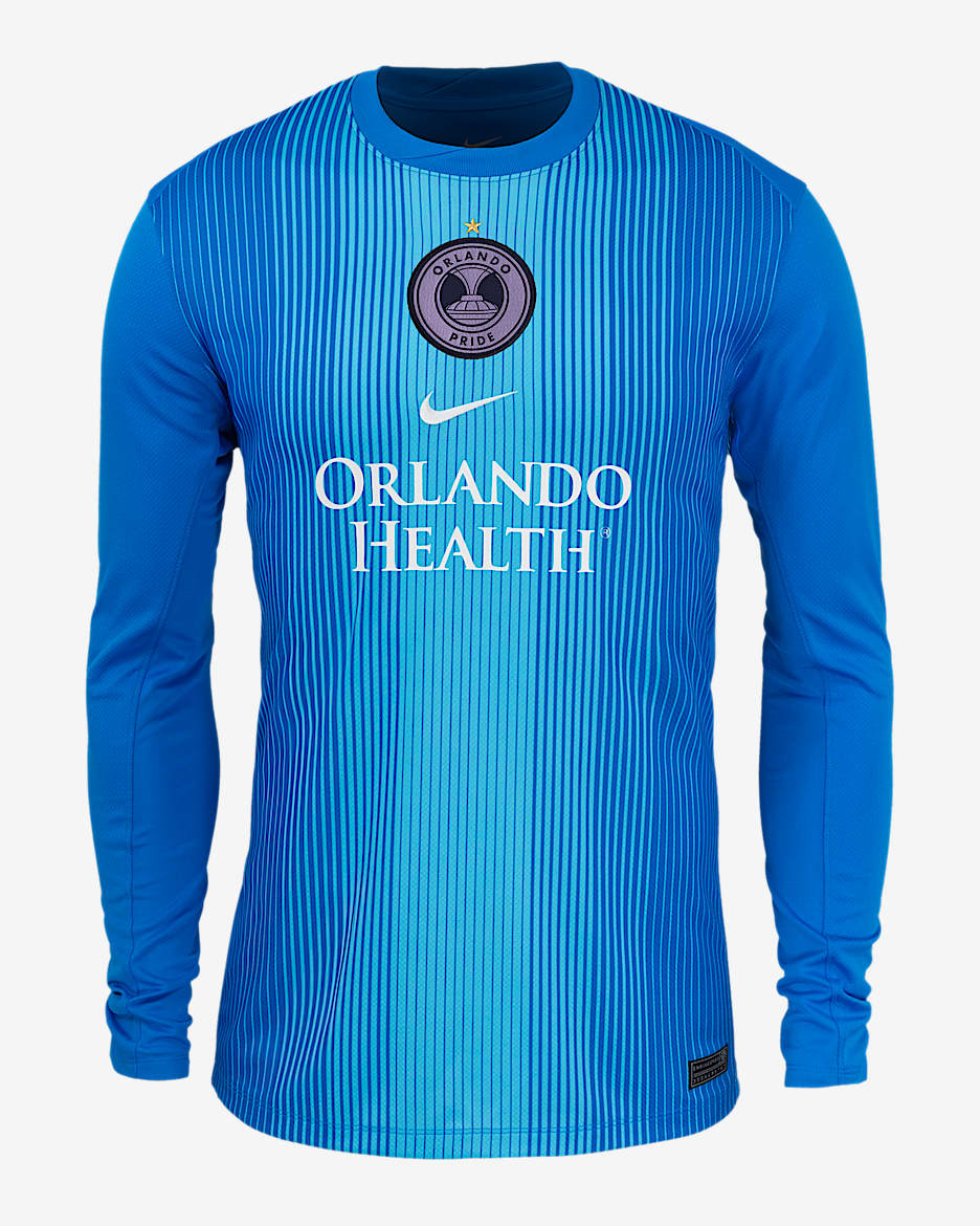 Jersey Nike de la NWSL Replica del Orlando Pride portero 2025 Stadium para hombre - Azul báltico/Azul foto