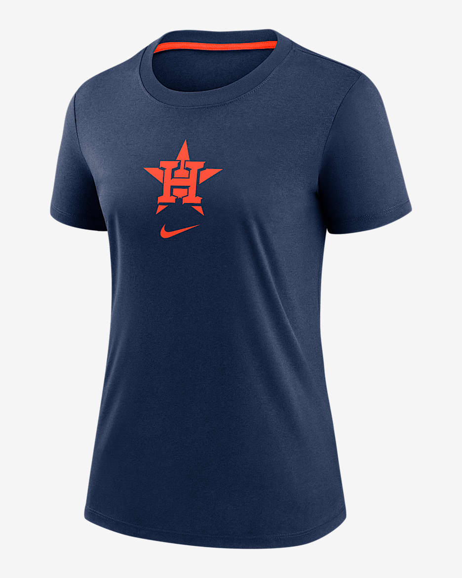 Houston Astros Authentic Collection Early Work Women's Nike MLB T-Shirt - Navy