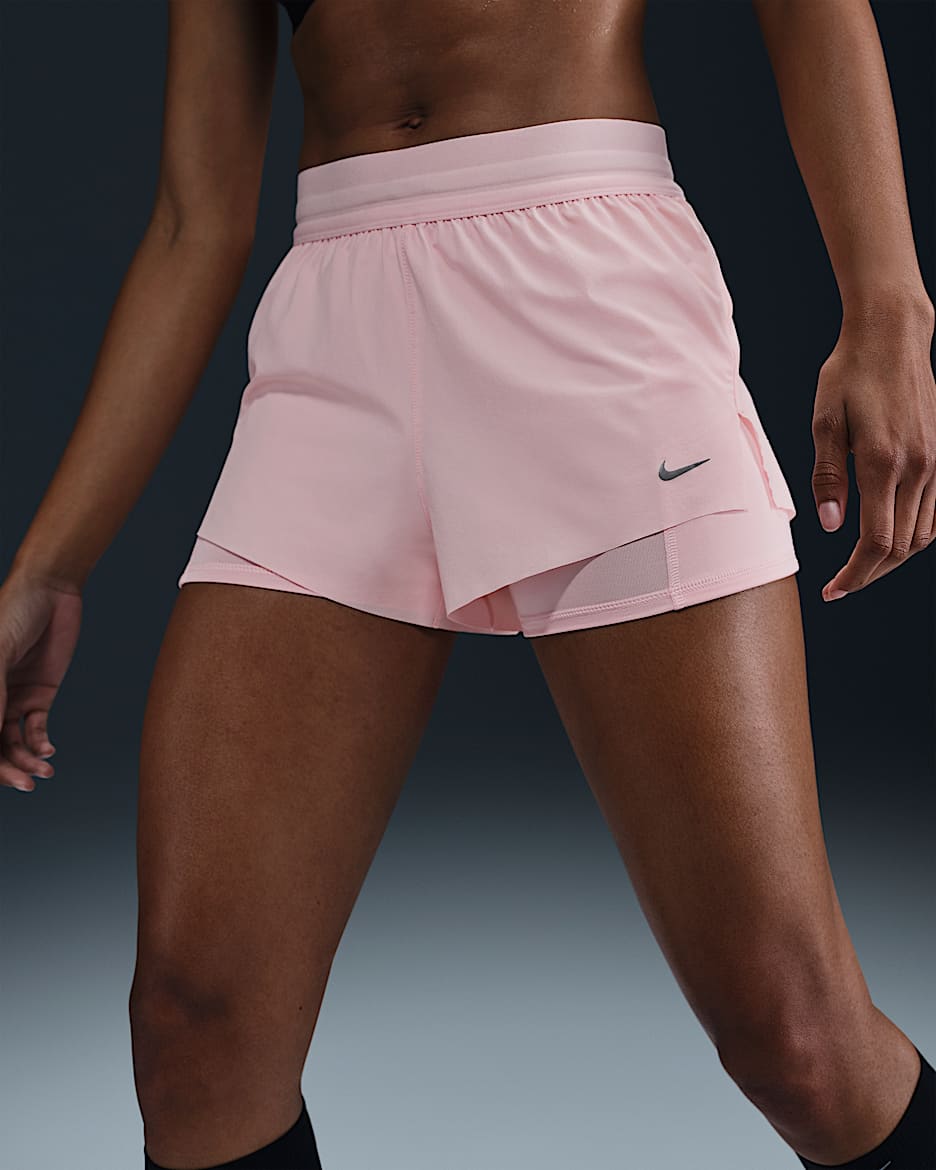Nike Swift Women's Dri-FIT Mid-Rise 2-in-1 Running Shorts
