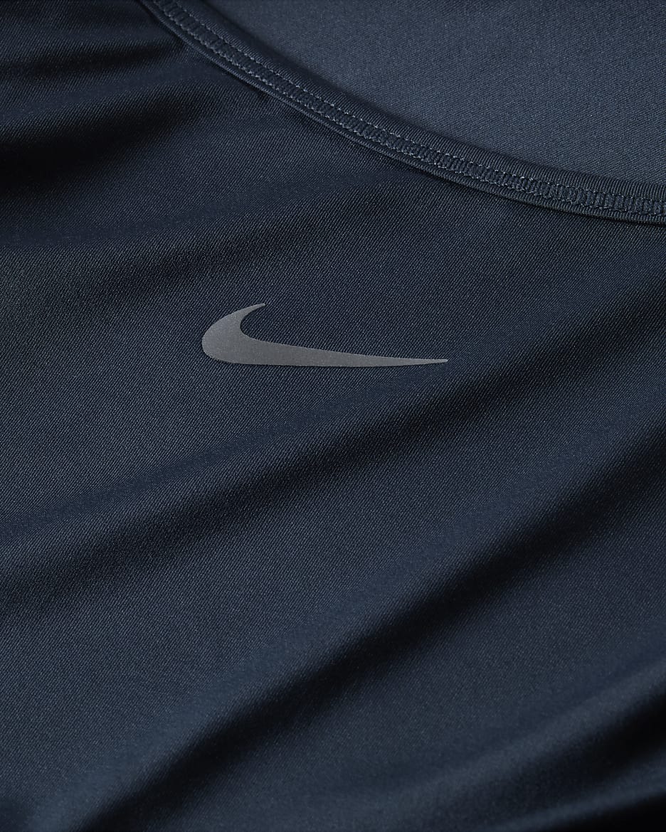 Nike One Classic Dri-FIT Tanktop mit Trägern für Damen - Armory Navy/Schwarz